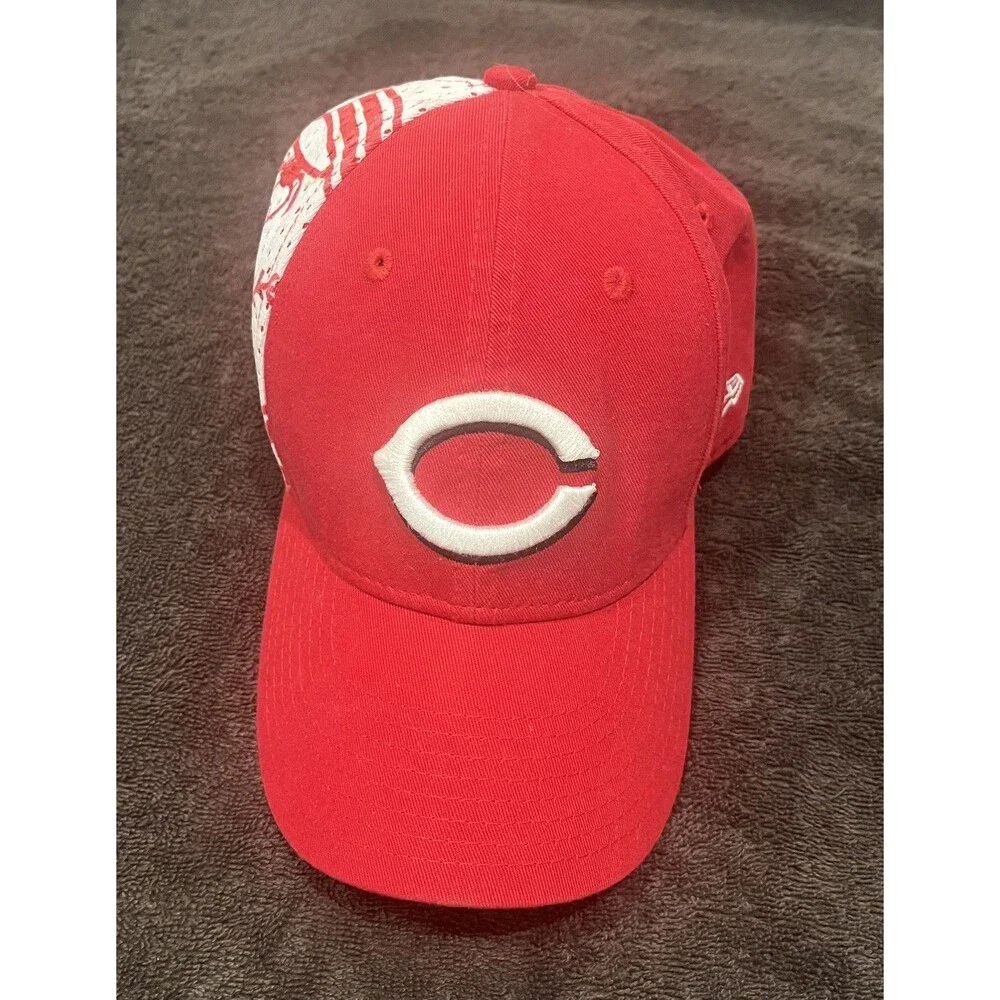 New Era 9FORTY Cincinnati Reds Youth Adjustable MLB Baseball Cap Red Hat